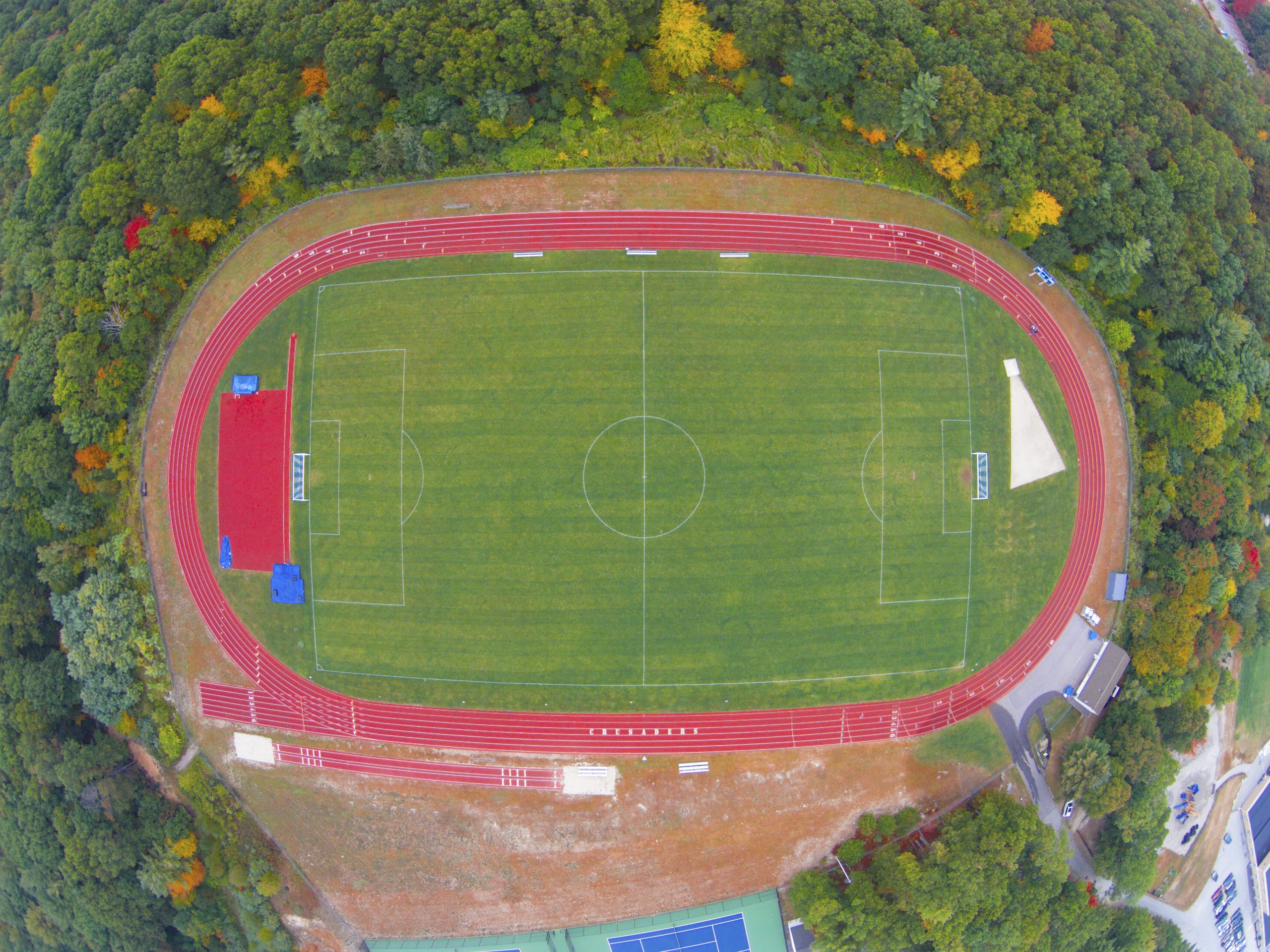 Aerial view of track 2