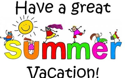 Enjoy your summer vacation!